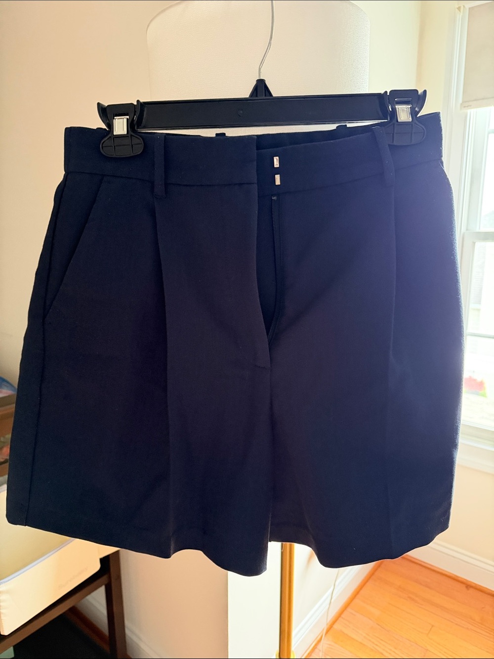 Abercrombie & Fitch Navy Tailored Bermuda Shorts